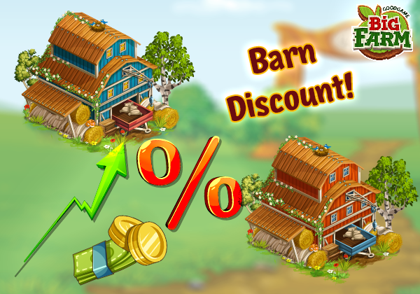 Big Discounts on Barn levels today!