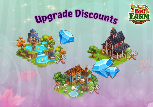 Community buildings upgrade discount!