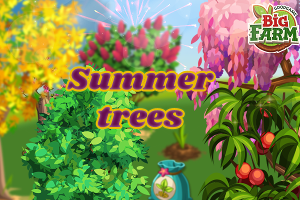 ☀️Summer trees and their bonuses!☀️
