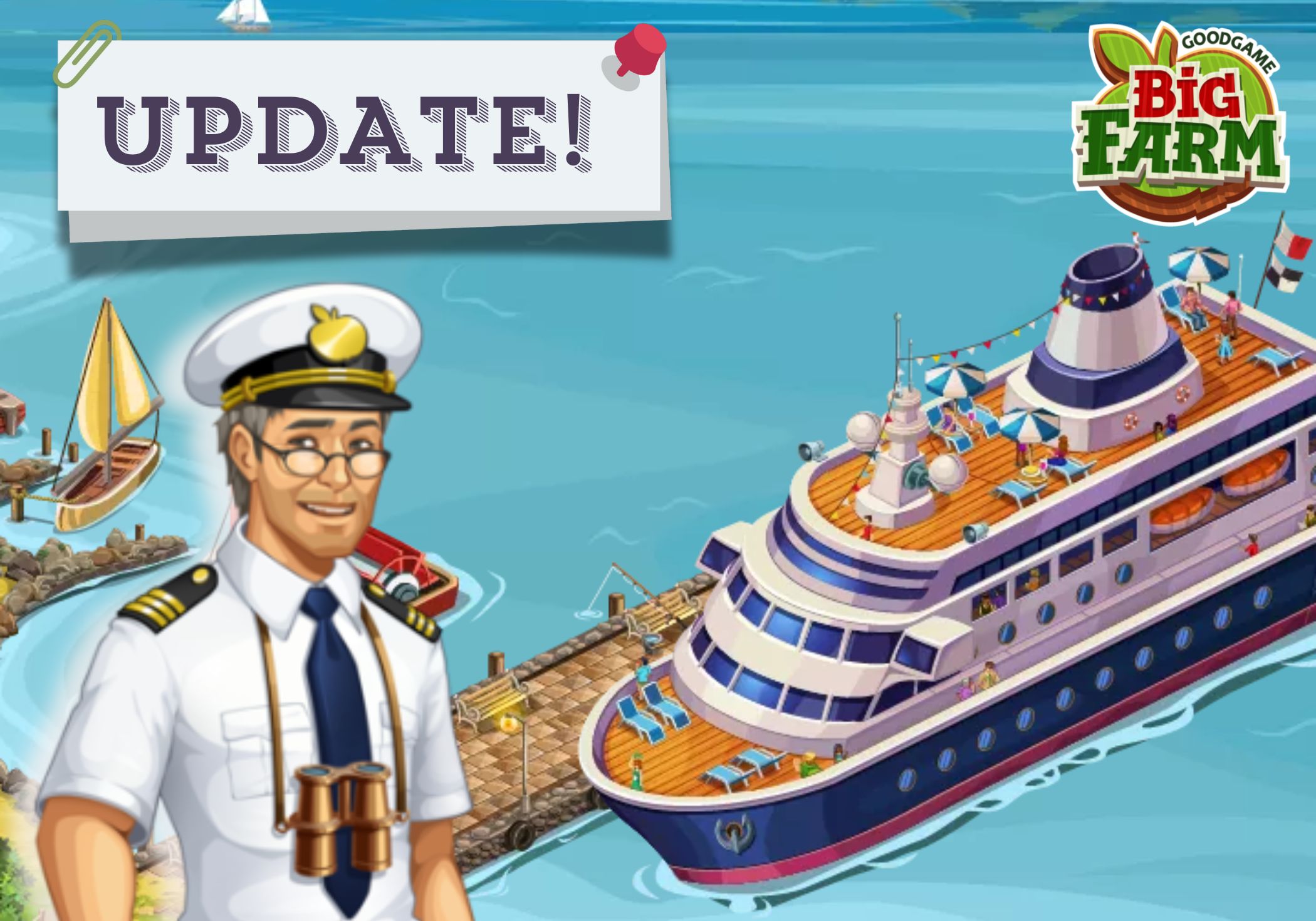 Update tomorrow: The Cruise Ship is coming!