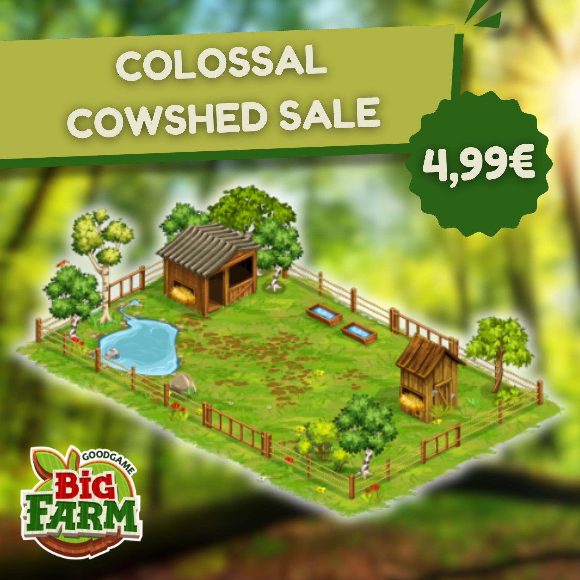 Upgrade to the COLOSSAL COWSHED 🐮