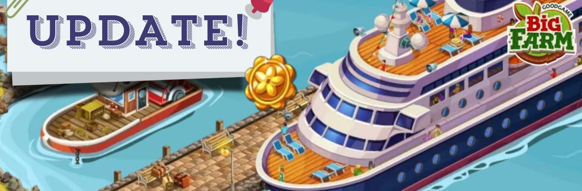 Big Farm Update 19/08/2026: Cruise Ship in Farmer’s League, and more!